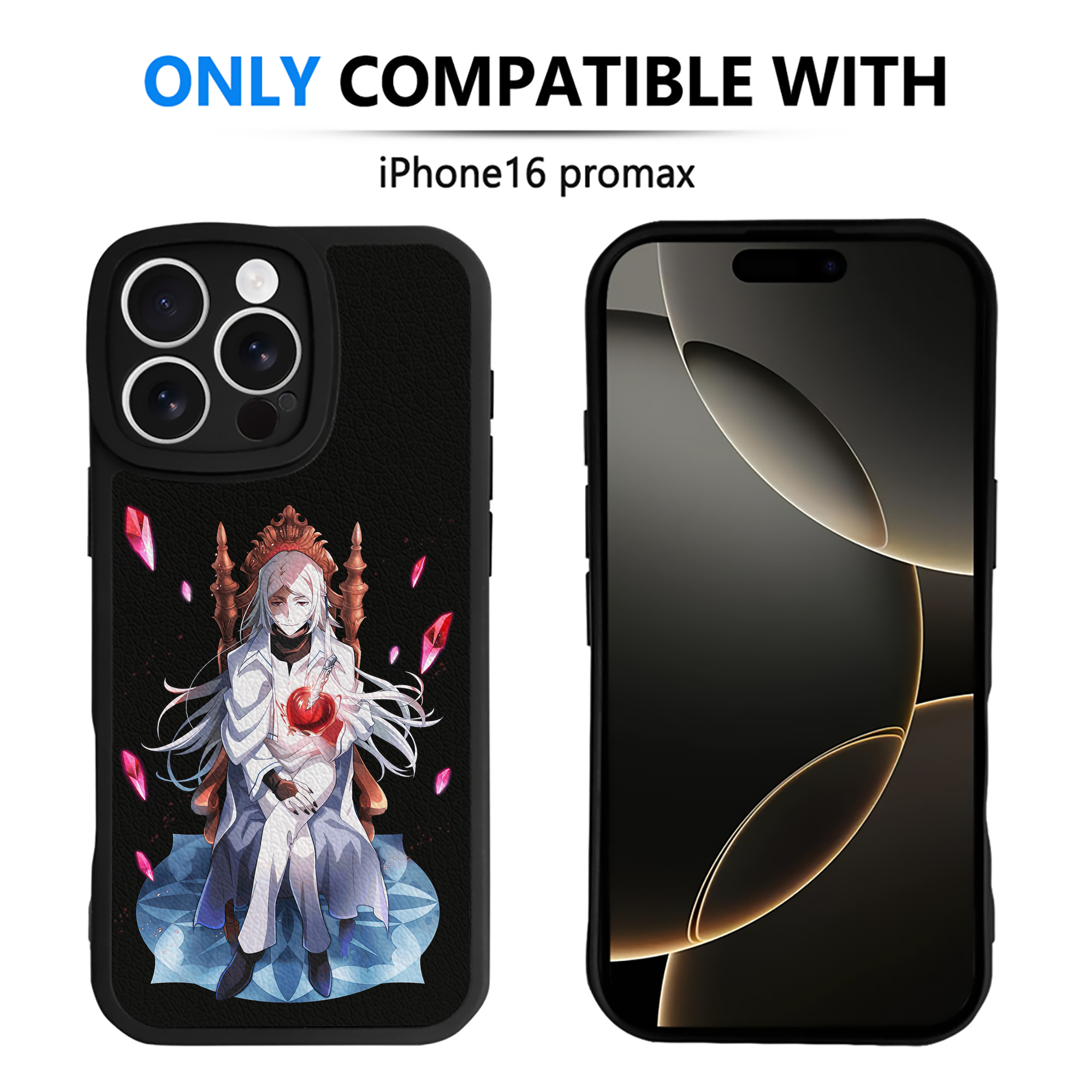 （画像用） 文豪ストレイドッグス Bungo Stray Dogs 【iPhone 16シリーズ対応】シリコンスマホケース（レザー調） 材質：シリコン